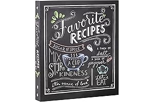 Deluxe Recipe Binder: Preserve and Showcase Kitchen Creations