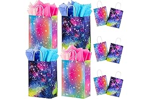 GITMIWS Galaxy Gift Bags with Tissues
