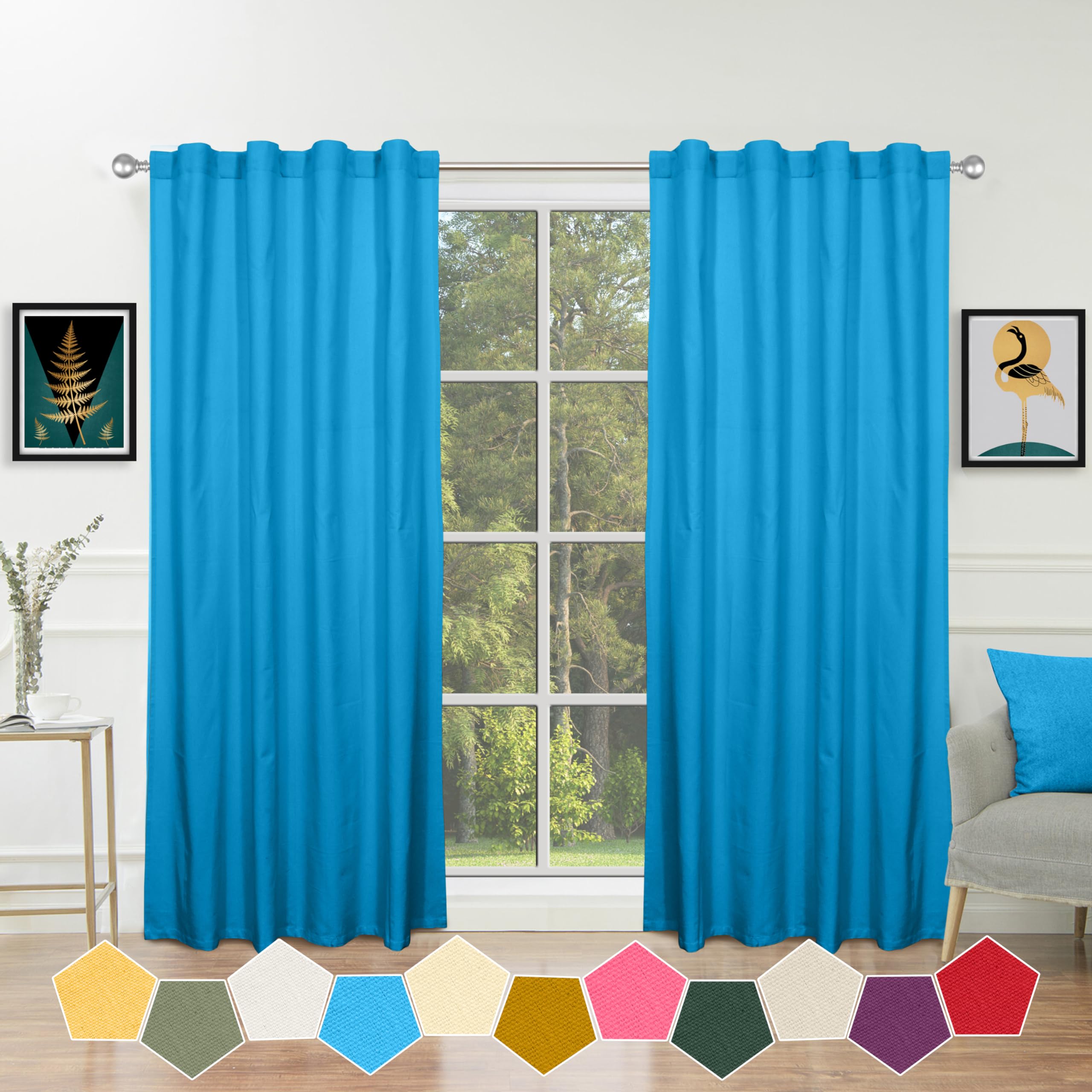 See full amazon price history chart for THE LINEN COMPANY Cotton Curtains for Window Set of 2, Window Curtains Sun Light Protection for Home Decor, Hangs Elegantly with Back Loops (4.5ft x 6 ft, Carolina Blue) THE LINEN COMPANY Cotton Curtains for Window Set of 2, Window Curtains Sun Light Protection for Home Decor, Hangs Elegantly with Back Loops (4.5ft x 6 ft, Carolina Blue) (B0CB4J7MZV) Amazon Price History, Amazon Price Tracker