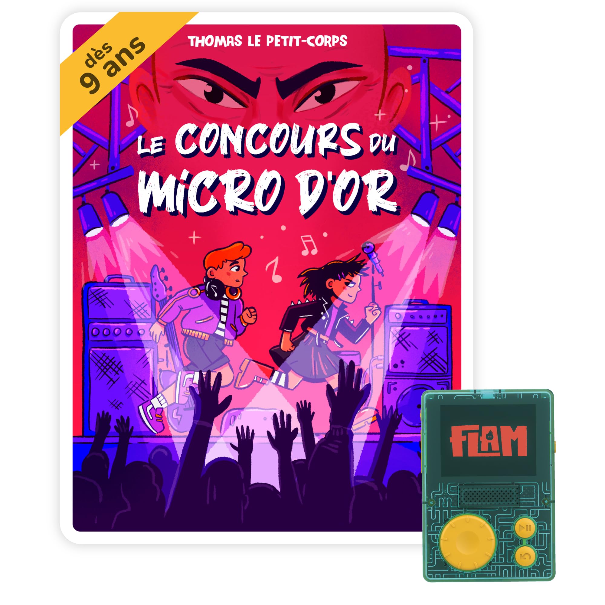 Lunii - Le Concours du Micro d'or - Livre Audio interactif en français - durée 3h31 - dès 9 Ans à écouter sur FLAM