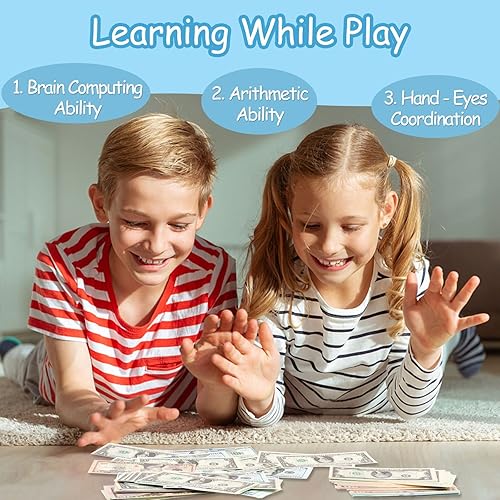 Miniatura 5 de Powza Juego de 542 piezas de enseñanza de matemáticas, juguetes para niños de 3, 4, 5, 6 años, juguetes educativos de aprendizaje de números para