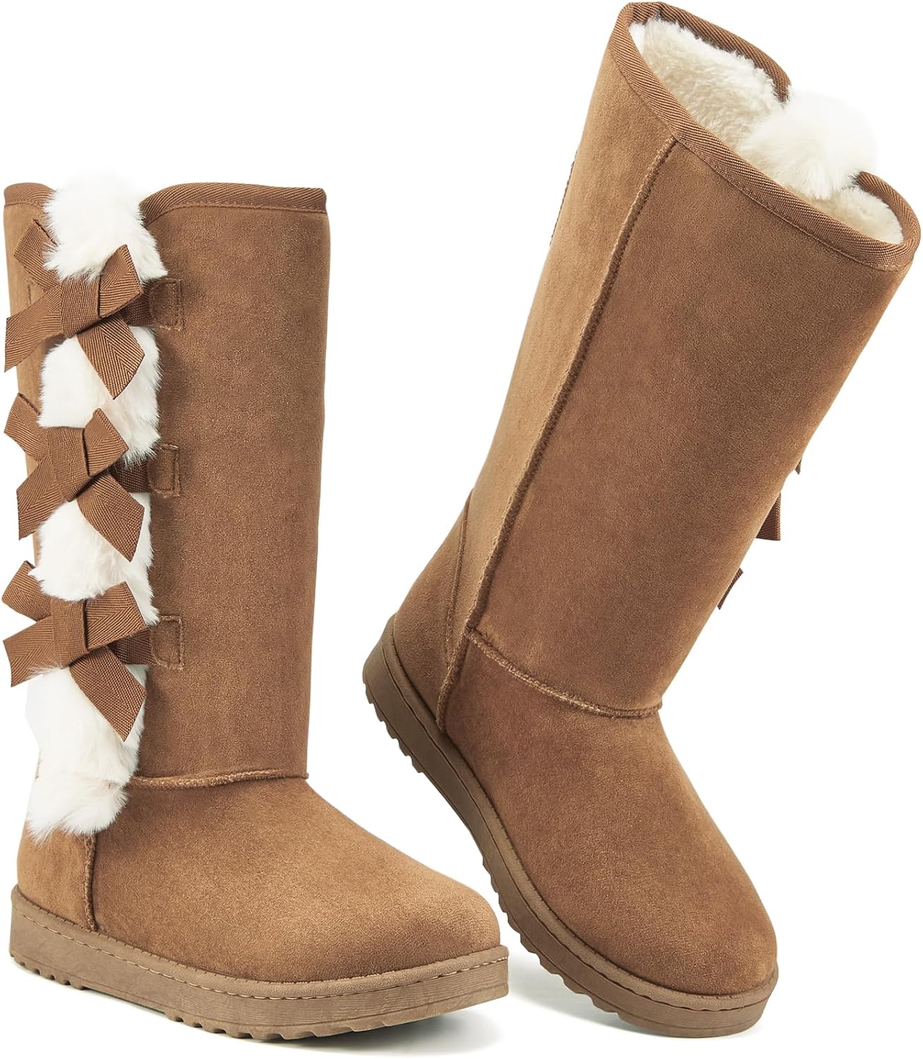 THATXUAOV Womens Winter Boots - Warm Casual Outdoor Style