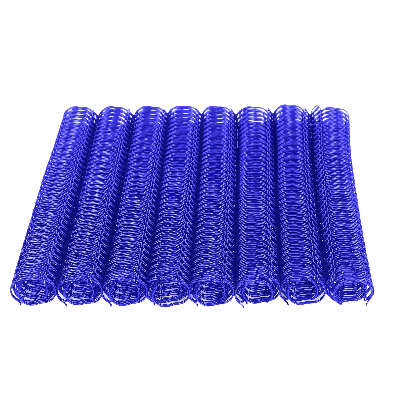 100 Pack Double Loop Wire Binding Spines, YolieraArt Wire Binding Spines, 5/8 Inch Binding Wire for Letter Size (140 Sheet Capacity, 100P, 3:1 Pitch, Blue) โ image 1