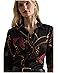 Lauren Ralph Lauren Classic Fit Belting-Print Satin Shirt - #3 of 4