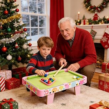Small Pool Table Folding Portable Funny Game