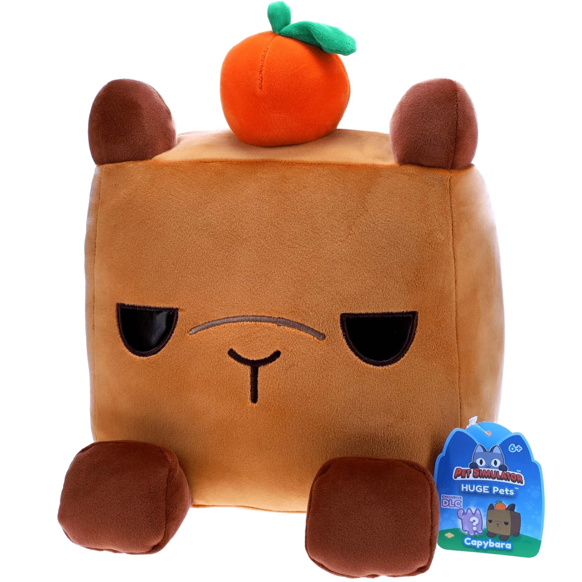 Pet Simulator Roblox Series 1,2 & 3 Limited Edition Cube Plush - Lucky Blind Box's, Bundles, Blind Bags & Figures - (Large 12" 30cm Capybara Plush with DLC)