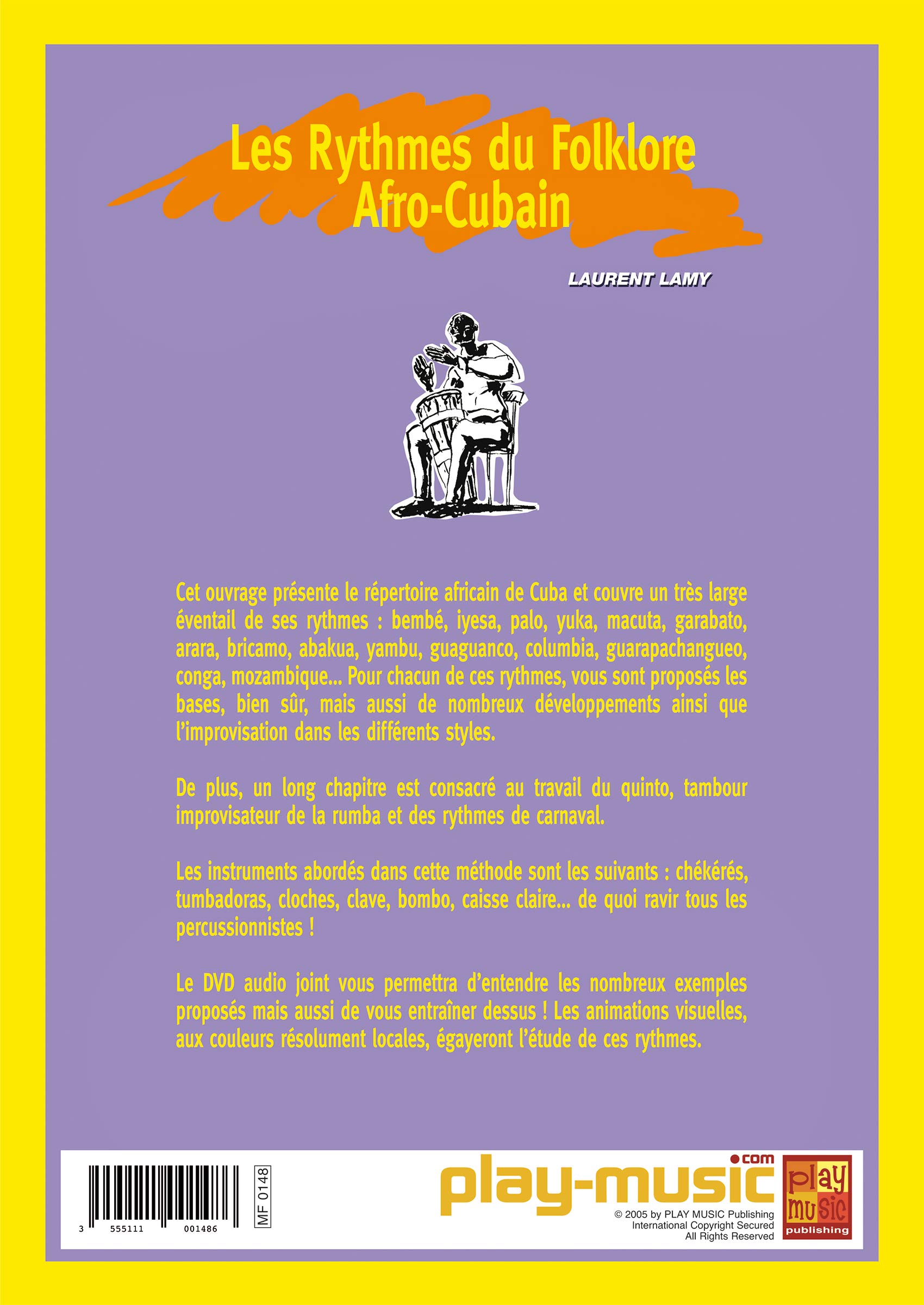 Les rythmes du folklore afro-cubain (1 Livre + 1 DVD)