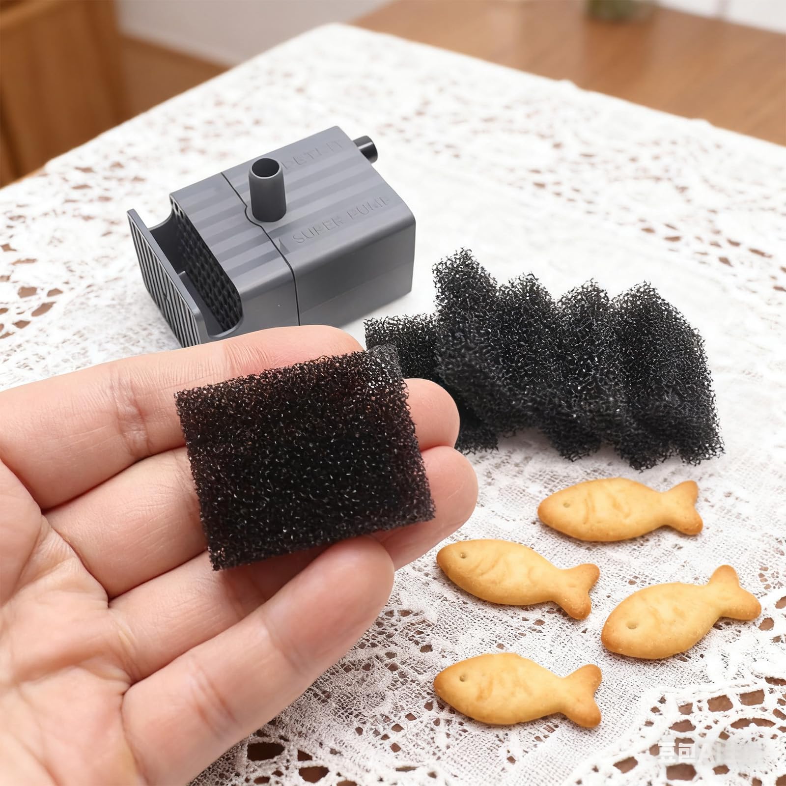 50PCS Foam Filters Replacement for Petkit Eversweet 3 Pro Pet Fountain Black Cat Sponge Water Filters Compatible with — view 7
