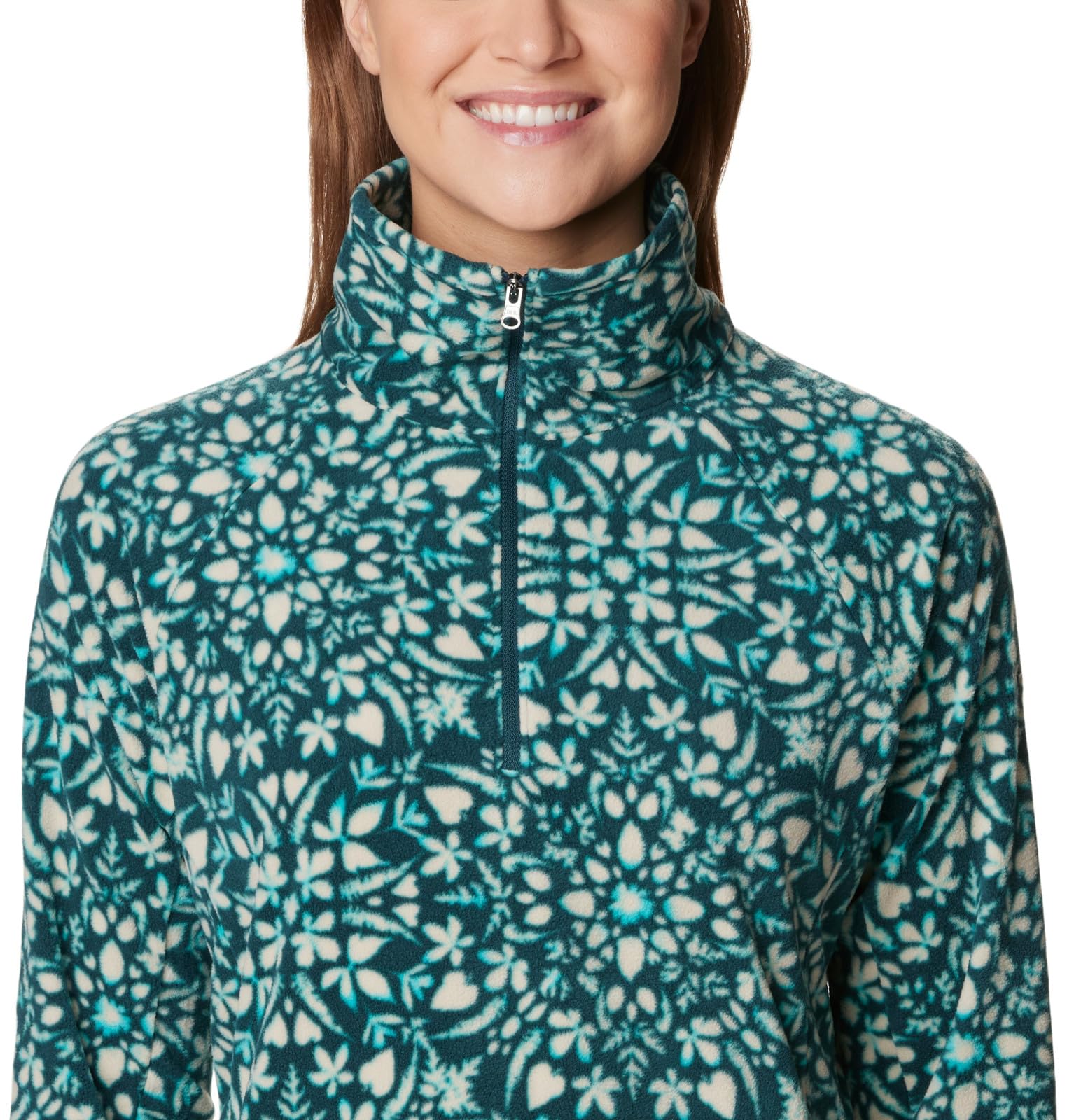 Columbia Women's Glacial Iv Print Half Zip Pullover Sweater