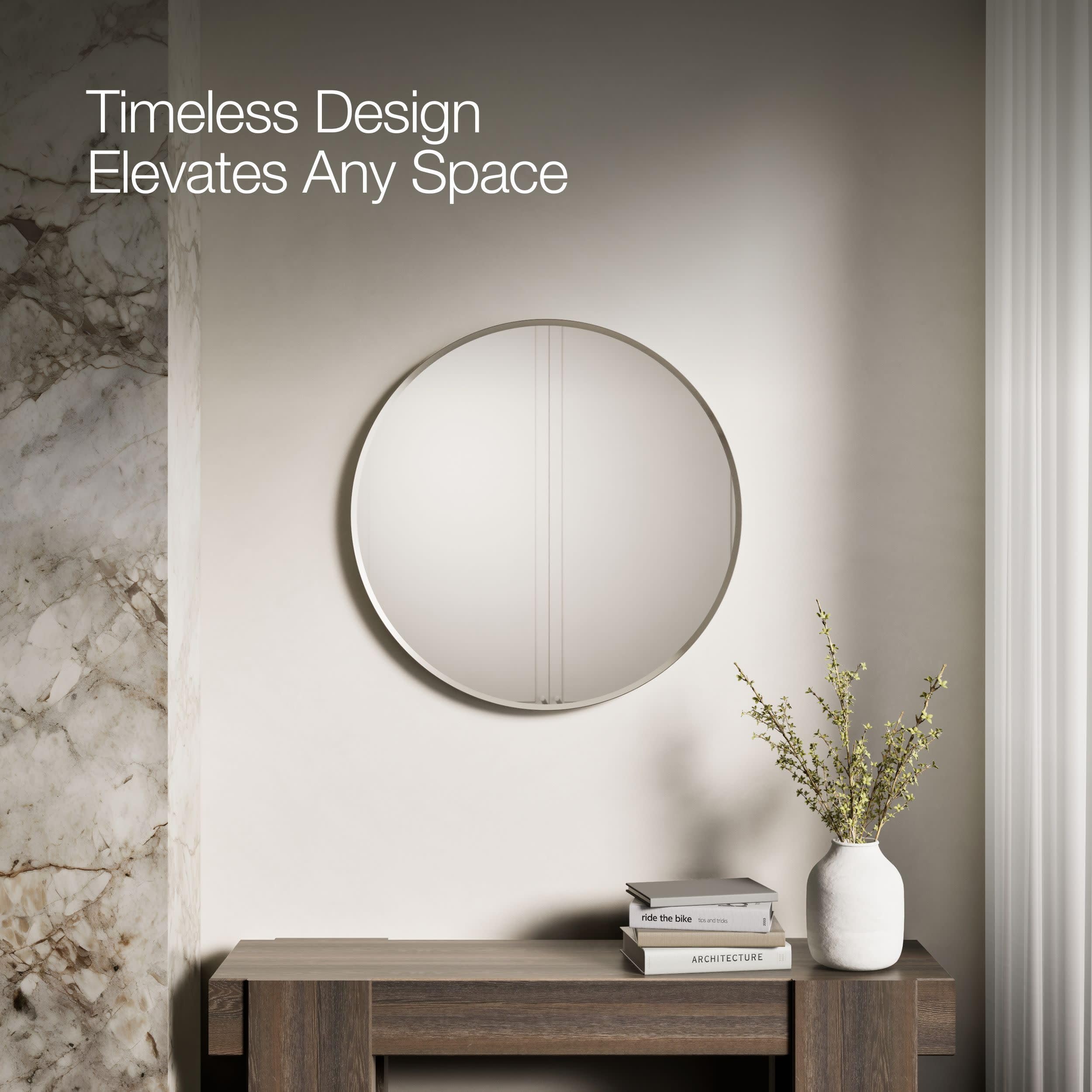 N2 interior Silver Circle Mirror 50×50 Amazon.com: KOHLER 26050-BJL Essential 28
