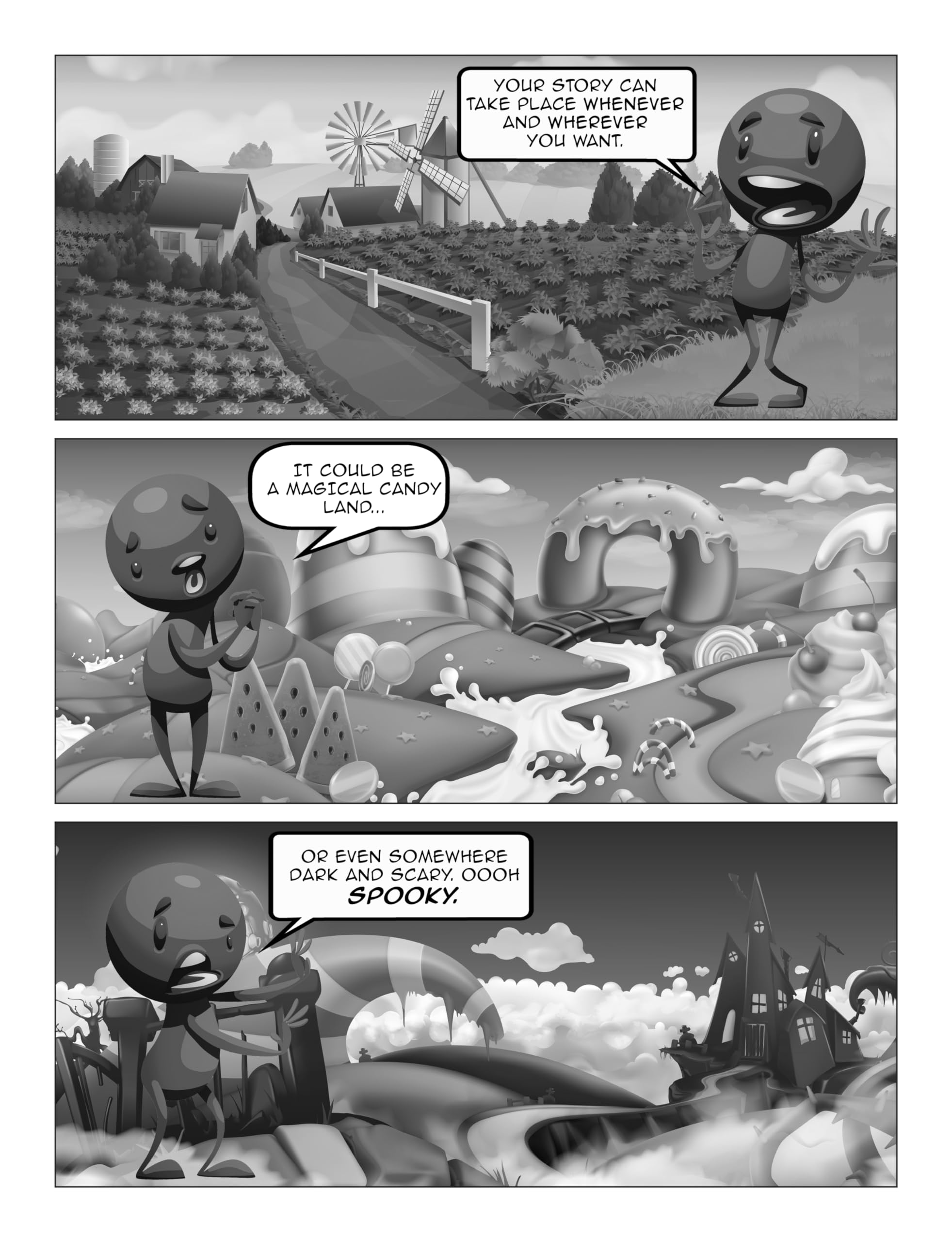 Blank Comic Book for Kids: Create Your Own Story, Comics & Graphic Novels