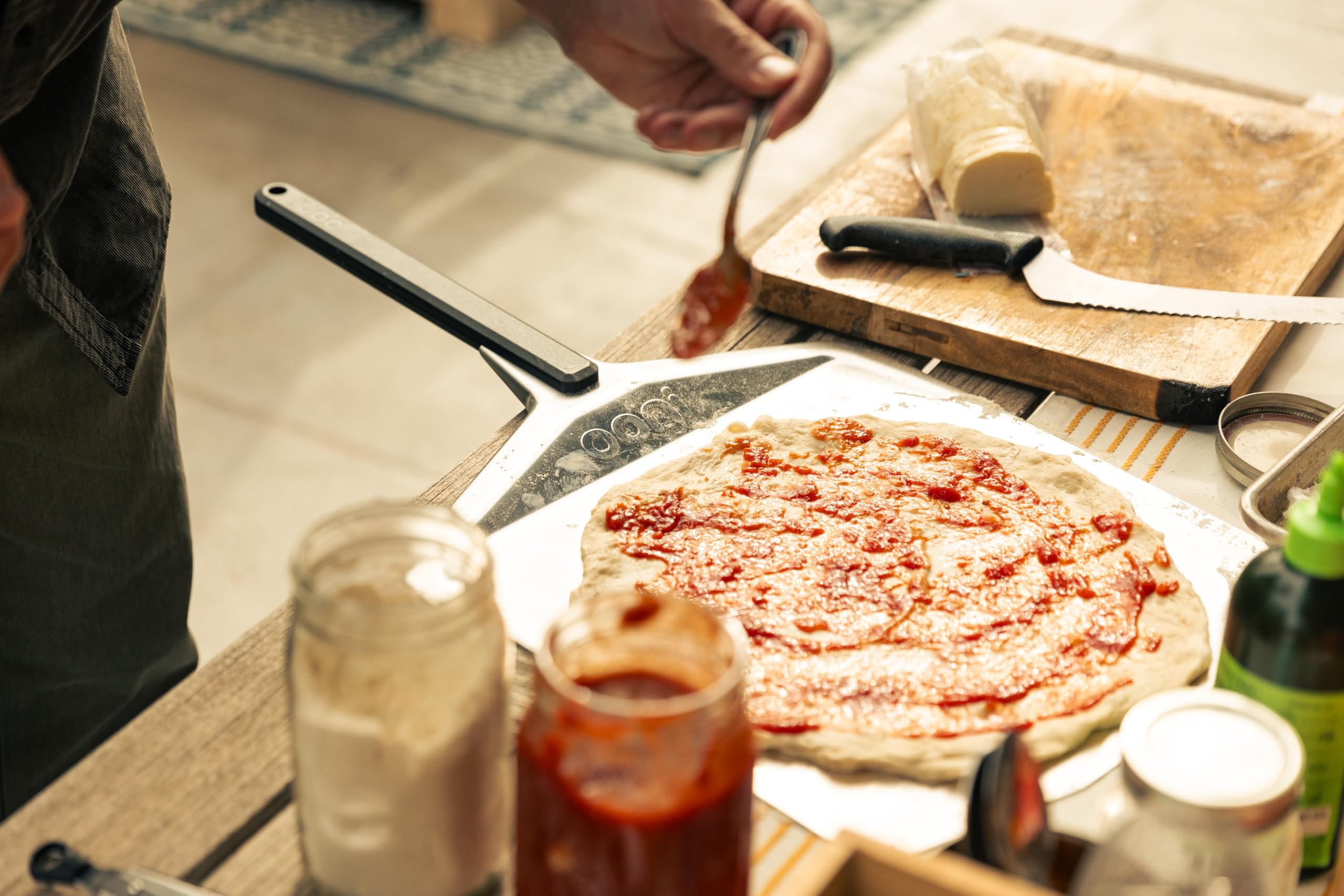 Ooni Pelle à Pizza 12” (30 cm) en Aluminium – Pelle Légère pour Enfourner et Retirer les Pizzas, Compatible avec les Fours à Pizza
