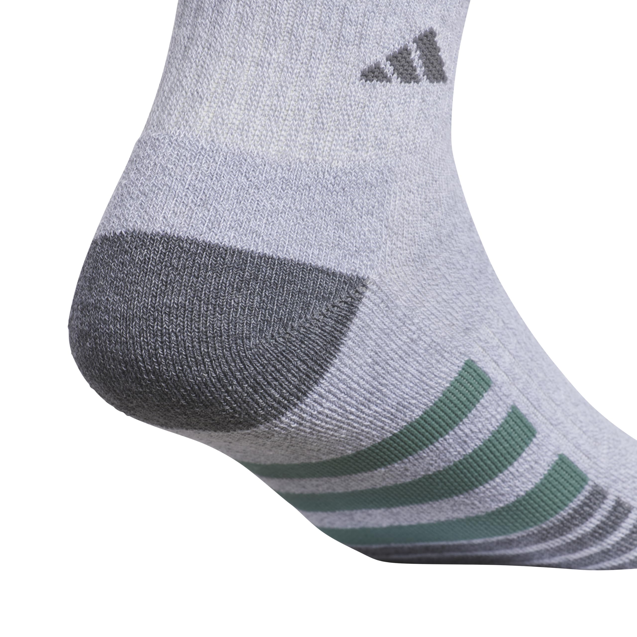 Adidas Męskie skarpety uciskowe, 3 pary, biały/szary/wstępnie skurczony zielony, Large