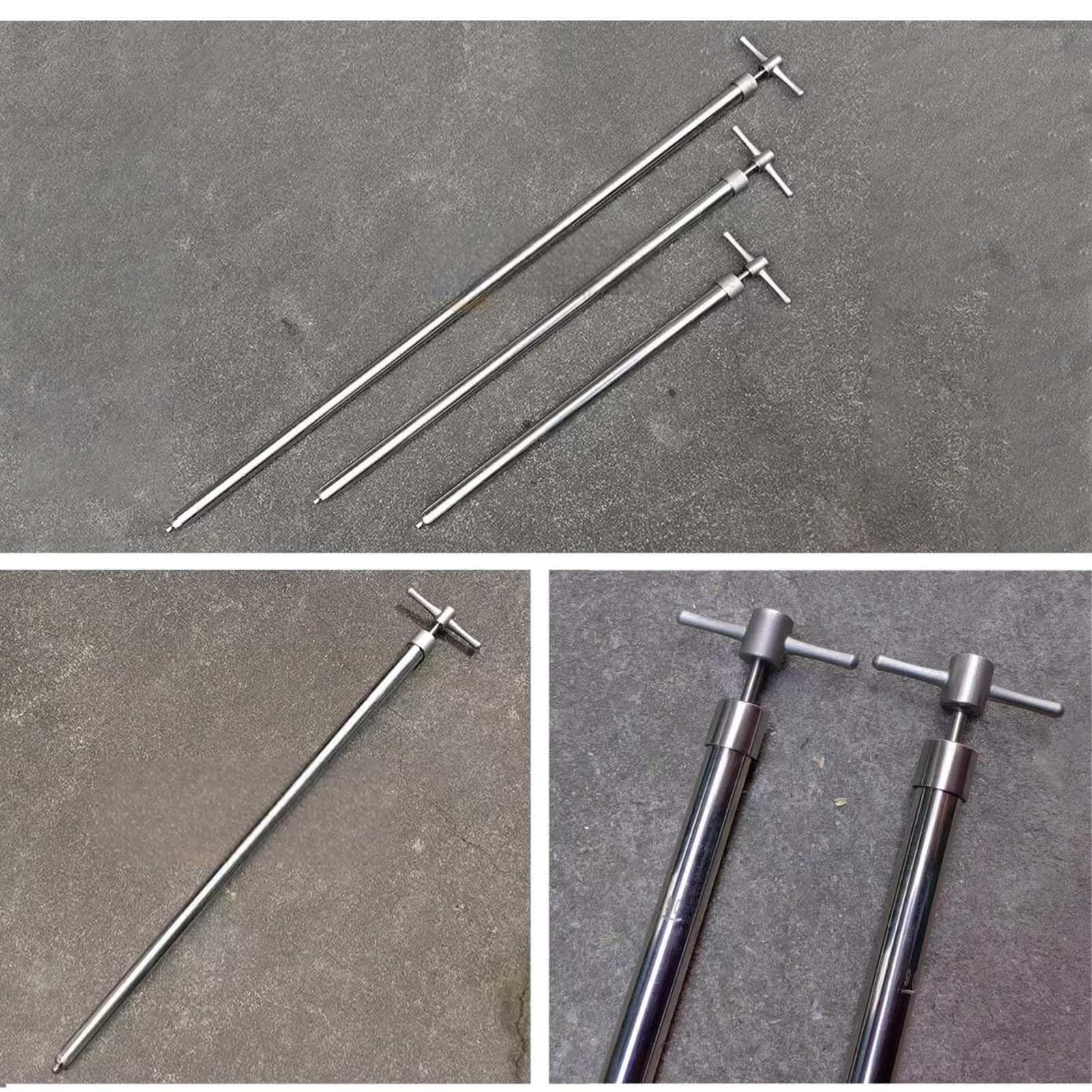 Campionatori liquidi in acciaio inossidabile 304, campionatori graduati per campionamento di liquidi per laboratorio, scuola e campionamento liquido industriale, design estraibile