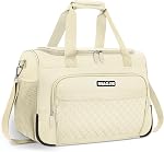 Travel Duffle Bag for Women, Underseat Carry On Luggage Bag Foldable Overnight Weekender Hospital Bag Lightweight Airplanes Personal Item Travel Tote Bag for Women Birthday Gifts, 16IN Black