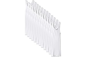 Hanes Men's Cotton Tank Undershirt: Comfort and Value in a 12-Pack