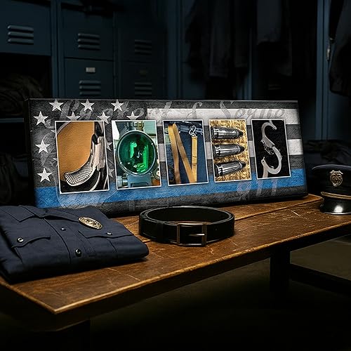 Vista 8 de Personal-Prints FIREFIGHTER - Decoración artística con nombre personalizado o regalo para el bombero o la bombera, regalo de arte de pared