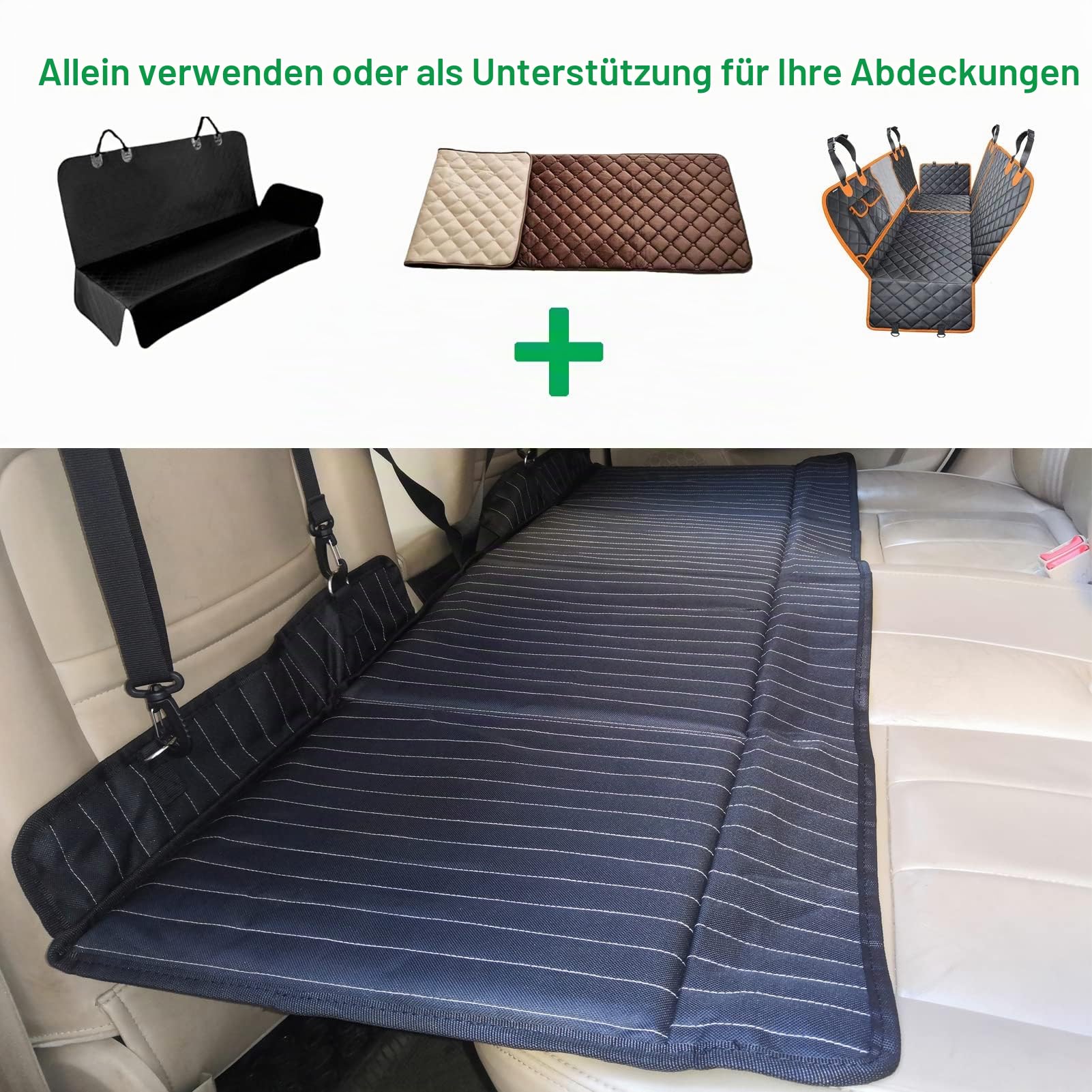 Auto Matratze, Tragbare SUV-Faltmatratze für Rücksitz und Auto-Reise-Camping