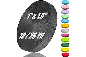Heavy-Duty Nylon Webbing: Versatile 1 Inch Straps for DIY Projects
