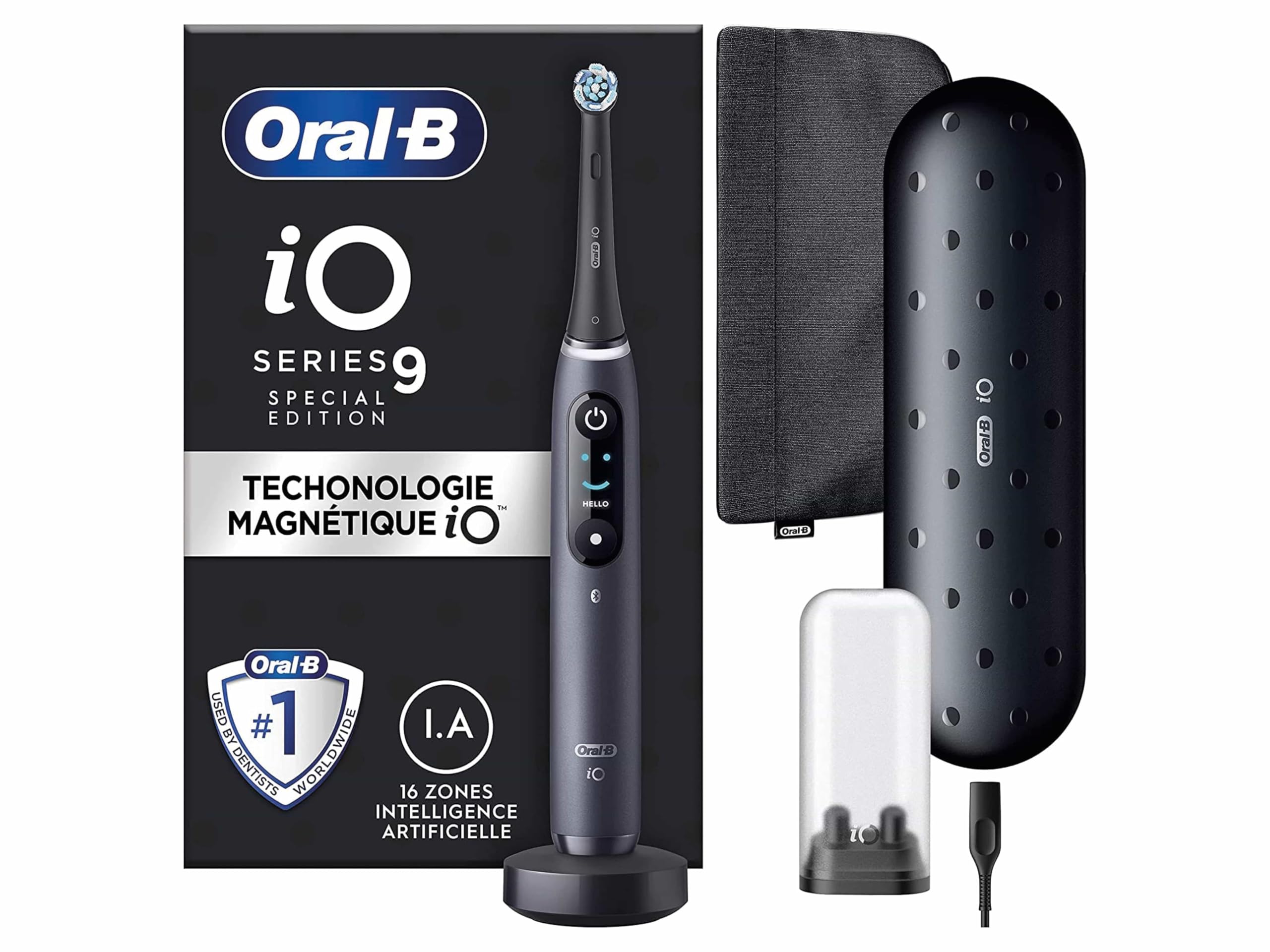 Oral-B iO 9 Black Special Edition Electric Toothbrush Connected