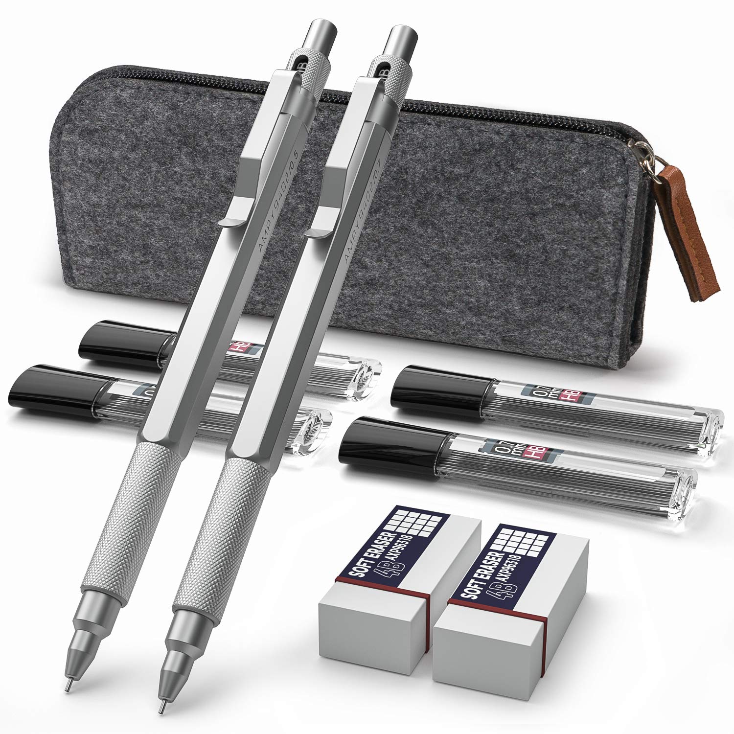 Buy Nicpro Mechanical Pencils Graph Set With Carrying Bag,Professional