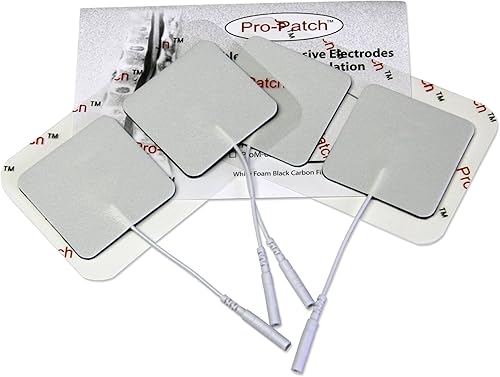 Esa Medical Premium 16Color blanco 2" x 2" electrodos de espuma con Tyco Gel 4Resealable paquetes de 4electrodos cada uno por pro-patch