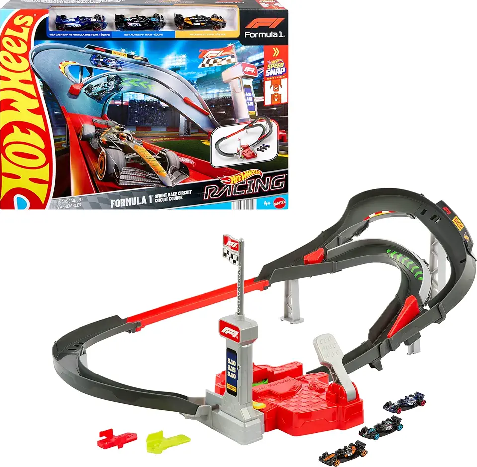 Hot Wheels Racing Pista de Brinquedo Sprint para crianças a partir de 4 anos