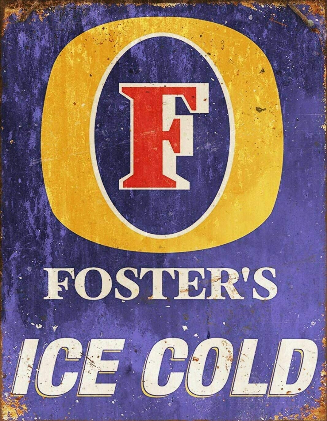Top Banana Gifts Australian Lager - Vintage 15 X 20Cm Reproduction Metal Sign, Plaque, Poster, Ideal For Kitchen, Bathroom, Shed, Pub, Bar, Man Cave Etc (A5-15X20cm)