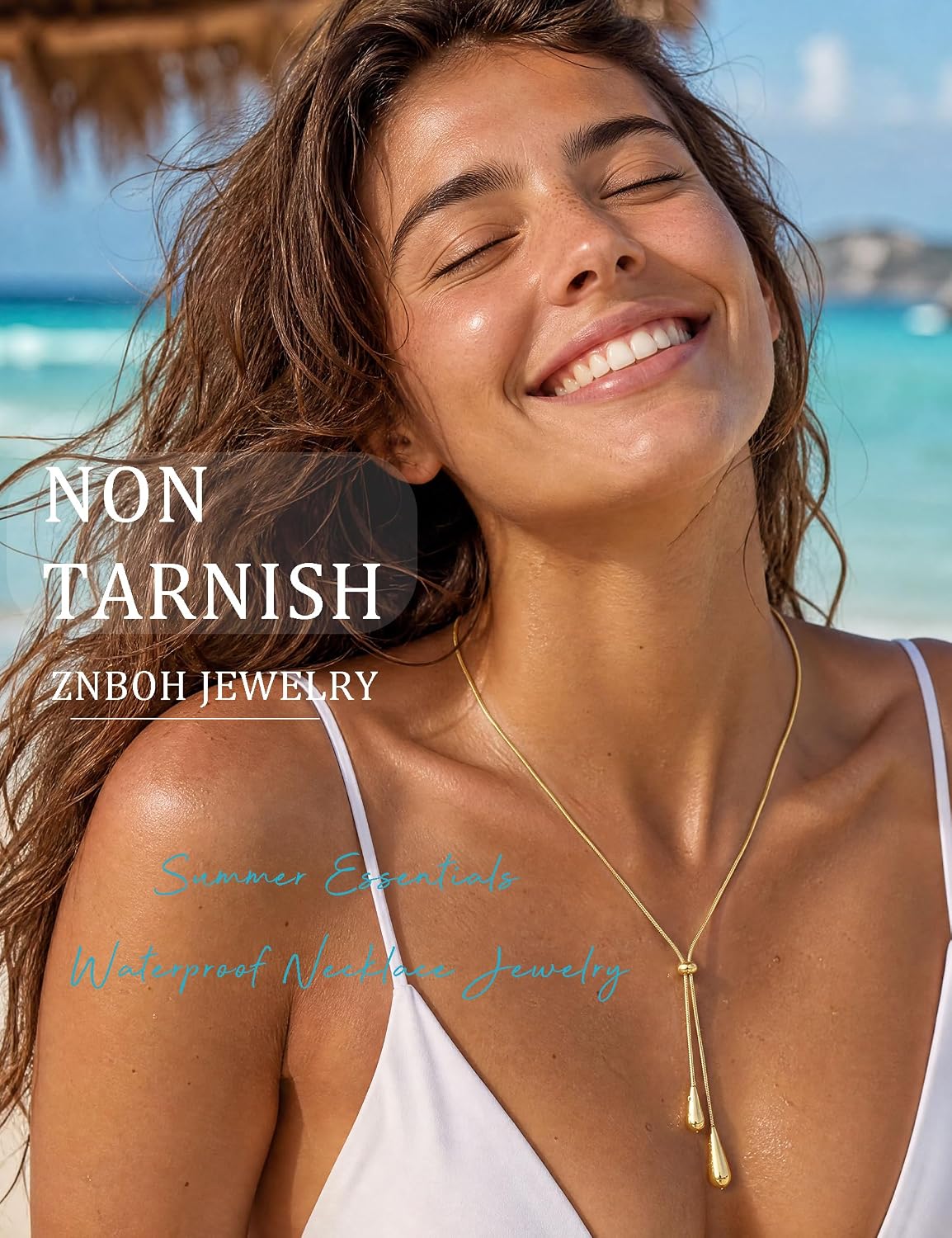 Lariat Gold Silver Necklace for Women Long Chunky Y Drop Necklaces