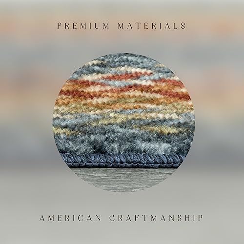 Miniatura 7 de Maples Rugs Marion - Alfombra de pasillo con diseño trenzado bohemio, fabricada en Estados Unidos, lavable, antideslizante, para interiores,