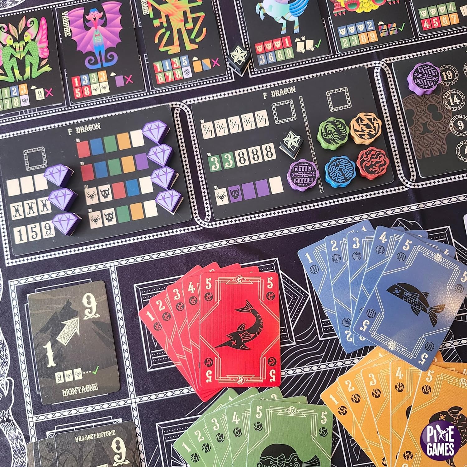 Blumie Shop Eternal Decks Jeu de Cartes Coopératif + 1 Décapsuleur - 1 à 4 Joueurs - À Partir de 14 Ans