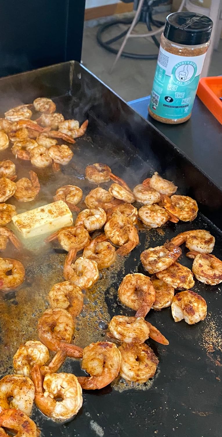 Randy's Rubs Seasoning GET THE NET Blackened Seasoning GLUTEN FREE, SUGAR FREE, and NON-DAIRY IT DONT SUCK Y'ALL! (One LARGE 12 Ounce Shaker)