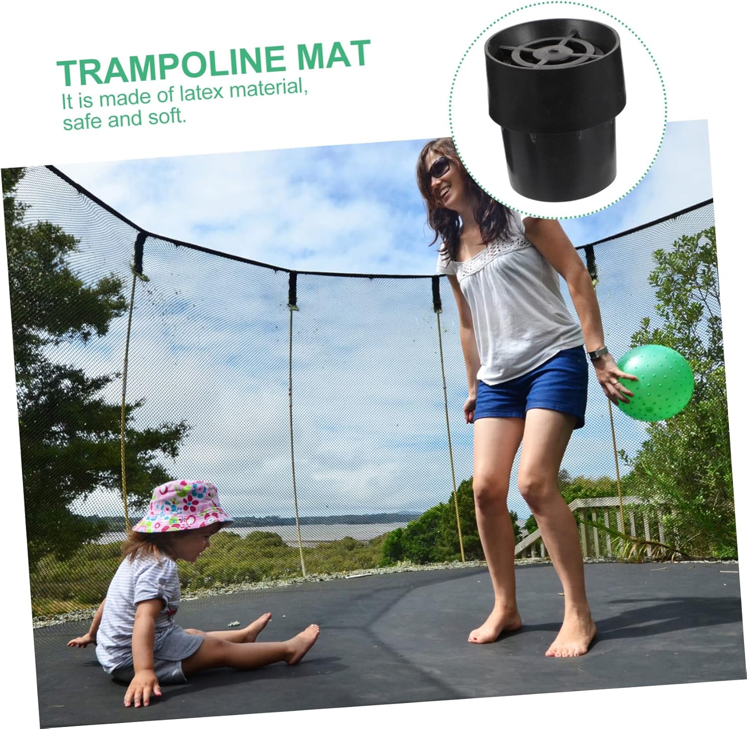 20pcs -Skid Trampoline Leg Feet Protectors for Tables and Chairs Design for Various Furniture Types