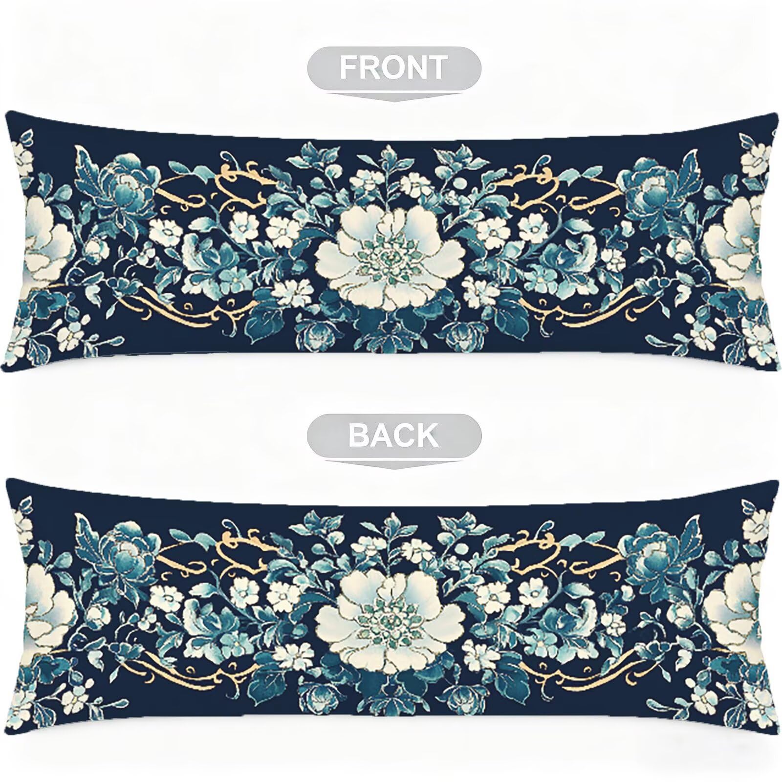 Poszewka na poduszkę 40 x 145 cm, Europa Północna poszewka na poduszkę 145 cm, poszewka na poduszkę w stylu boho, zestaw 2 dwustronnych aksamitnych poszewek na poduszkę poprawić jakość, łóżko do