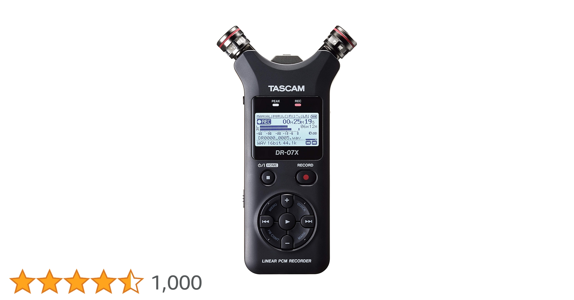 Amazon | TASCAM タスカム DR-07X USB オーディオインターフェース搭載
