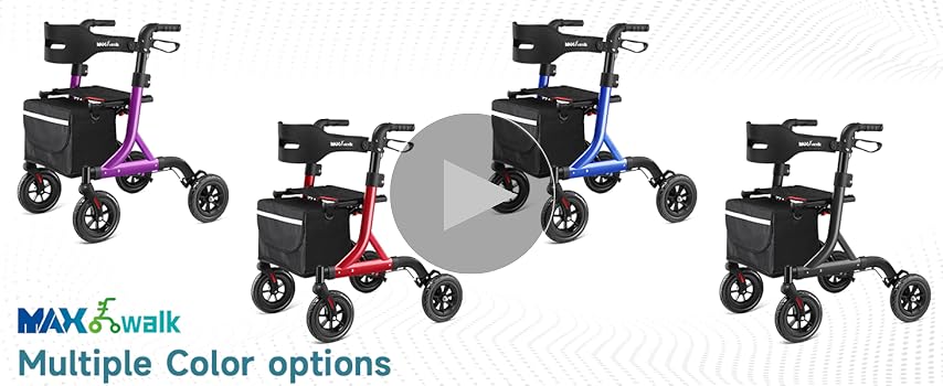 Amazon.com: MAXWALK Walkers for Seniors, Rollator Walker