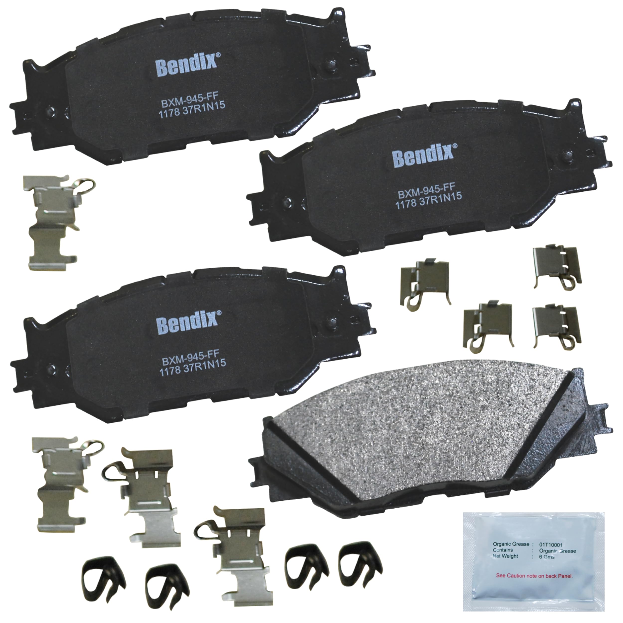 Priority1 CFM1178 Semi-Metallic Front Brake Pads for Lexus IS250 2011-2006, IS250 2015-2013