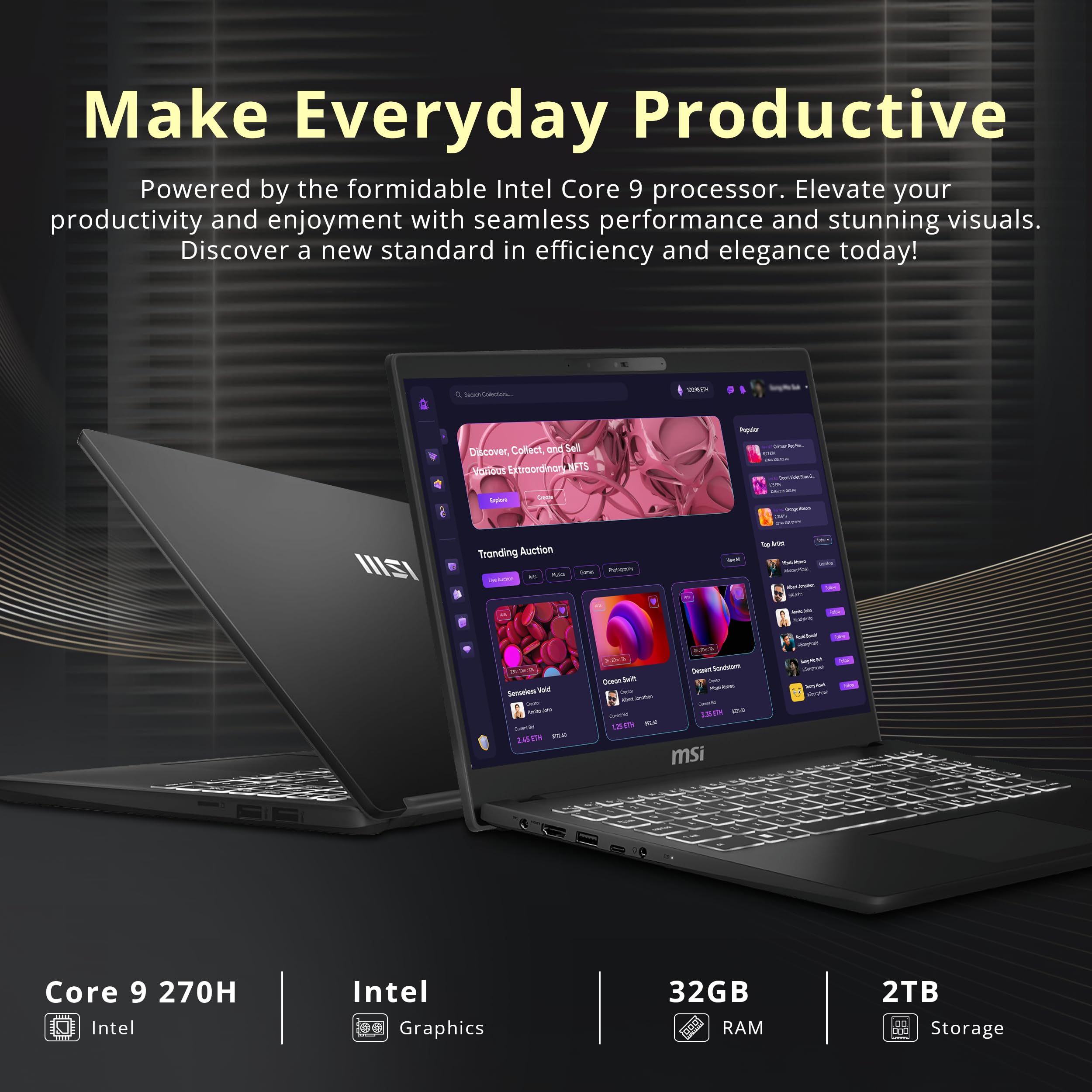 MSIノートPC Modern 15H Core i9 32GB 1TB Amazon.com: msi Modern 15 H 15.6