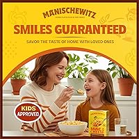 Vista 4 de Manischewitz Kosher Mac & Cheese, 5.5 onzas (paquete de 4) Hecho con queso cheddar real, sin colores artificiales de sabores, certificado Kosher