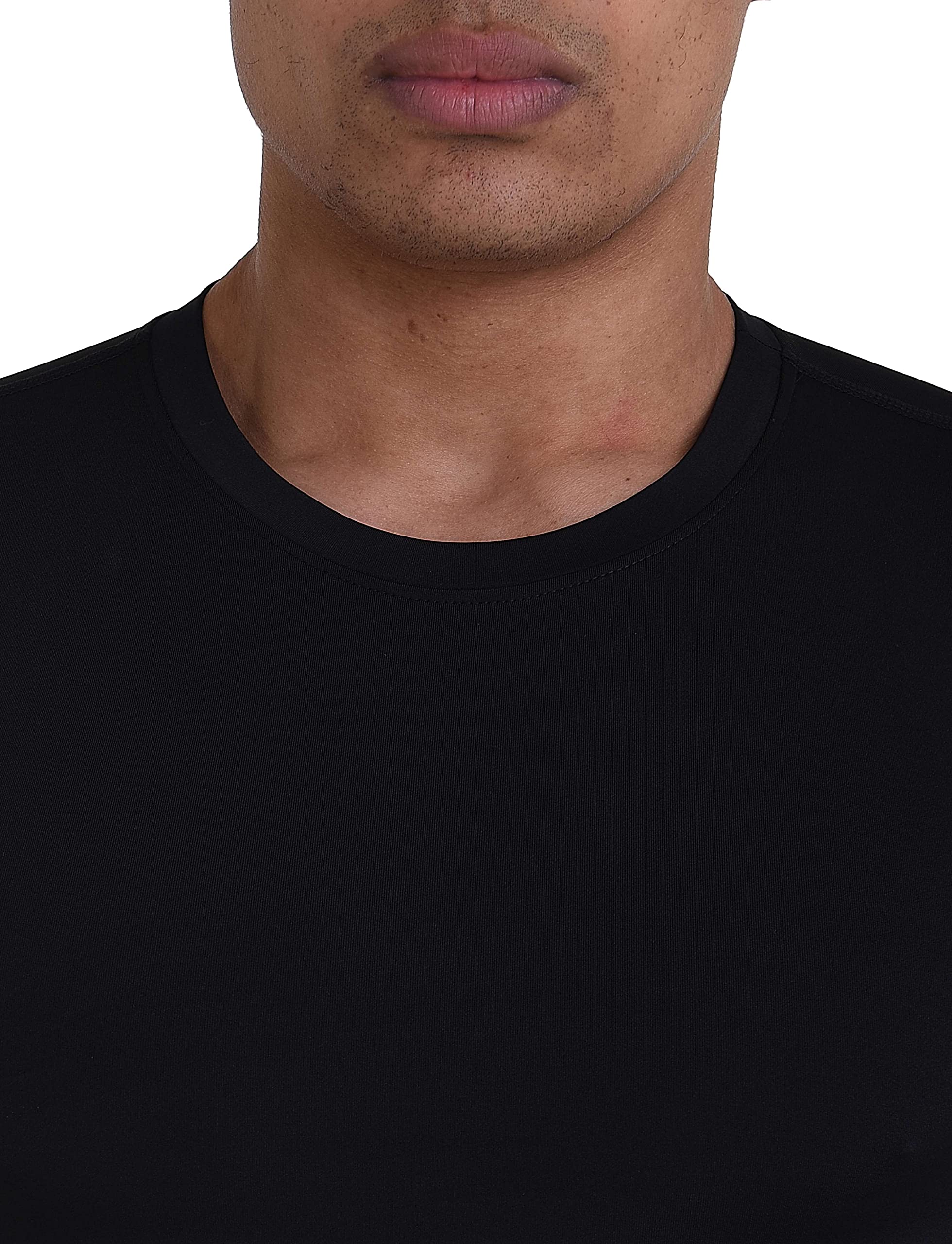 Homme T-Shirt de Compression Base Layer Thermique de Sport à Manches Courtes