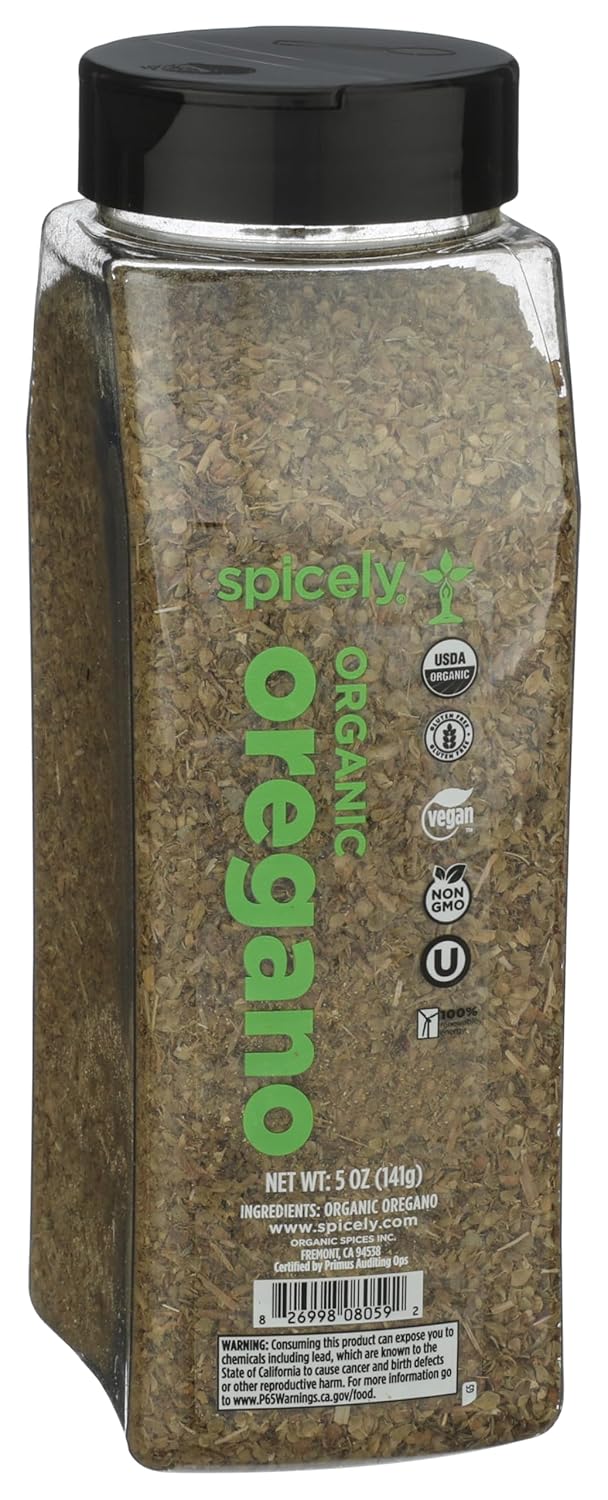Spicely Organic Oregano 5 Oz