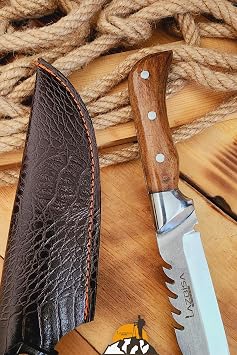 Ceviz Sap Outdoor Kamp Bıçağı Çakısı Piknik Bıçak Çakı Mutfak Şef Bıçağı Kılıflı Kmp-01