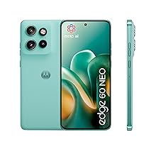 Motorola edge 60 neo con Moto AI (8, 256GB, Tripla camera 50MP+13MP+10MP, selfie 32MP, Display 6.36″ Super HD 120Hz, MediaTek Dimensity 7400, 5000mAh, TurboPower 68W, Android 15), PANTONE Frostbite