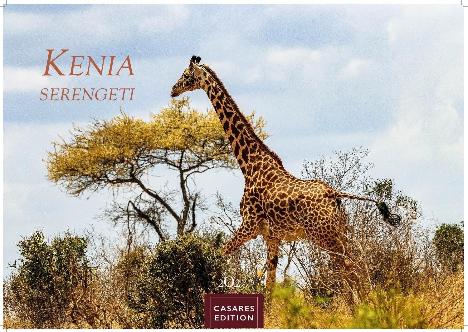 Kenia & Serengheti Kalender 2027 - Wandkalender | Fotokalender Afrika 35x50cm - Wunderschöne Tierkalender- und Naturschutzfotos.