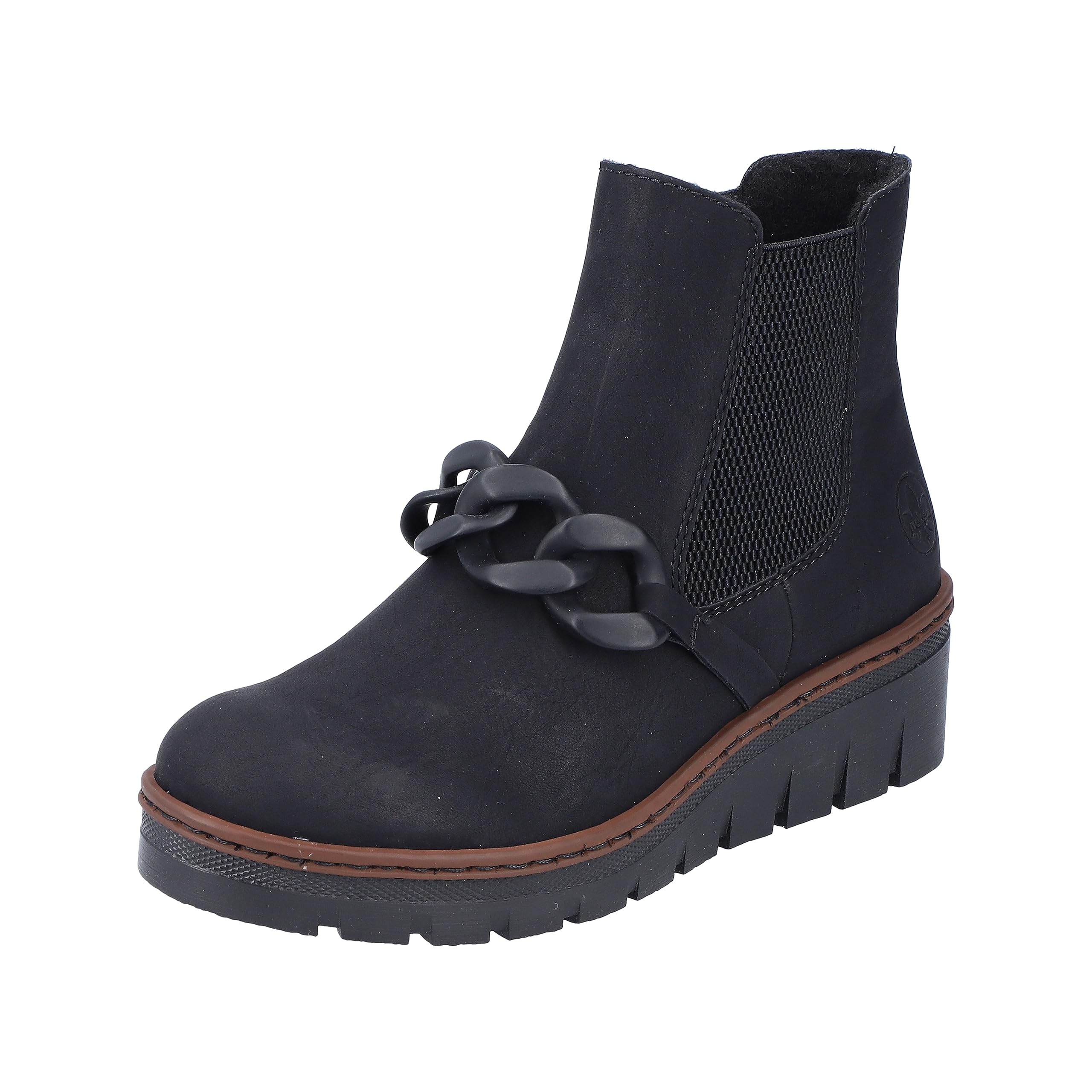 Rieker Ladies X9173 Chelsea Boots, black, 6 UK