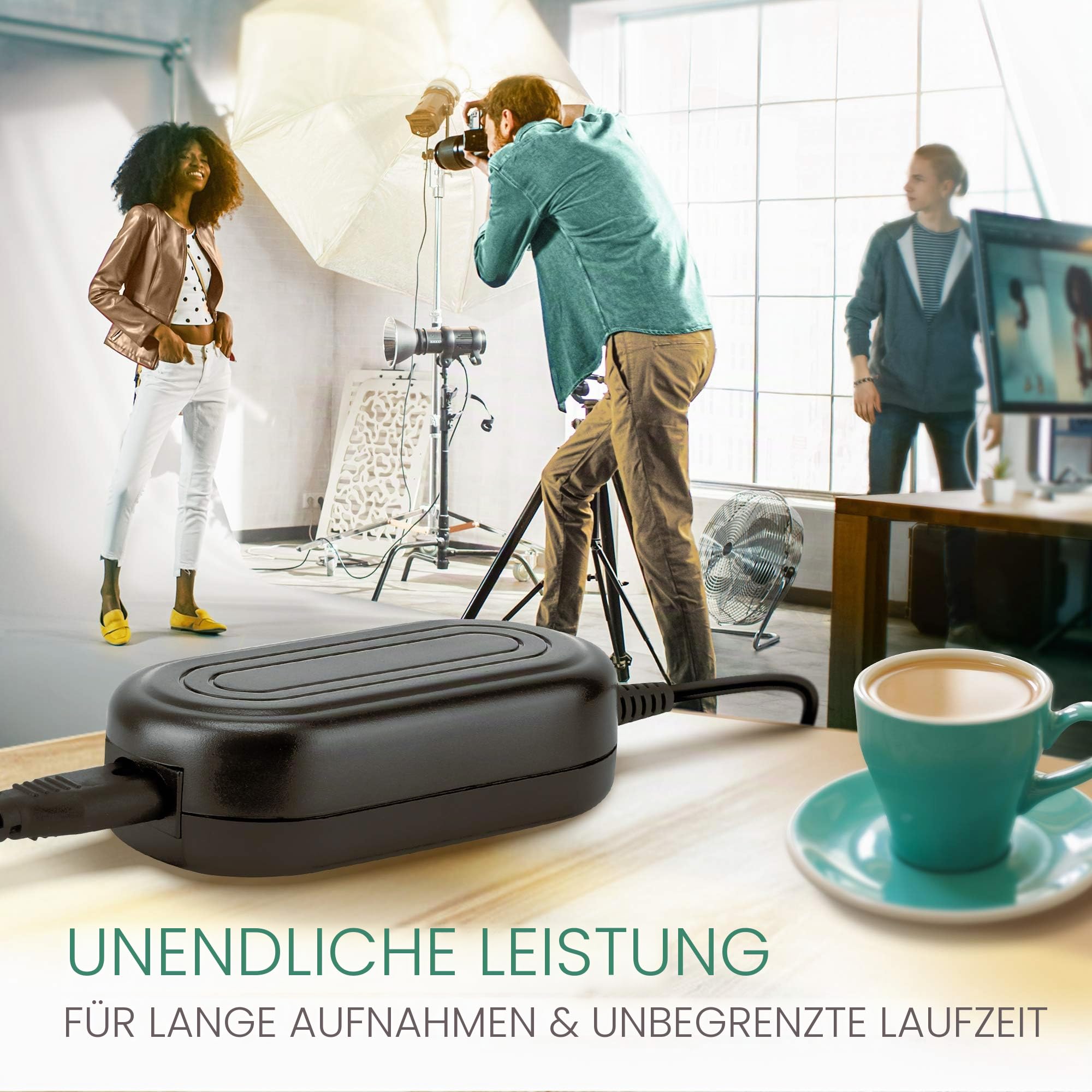subtel Netzadapter kompatibel mit Nikon EN-EL15, D500, D750, D7500