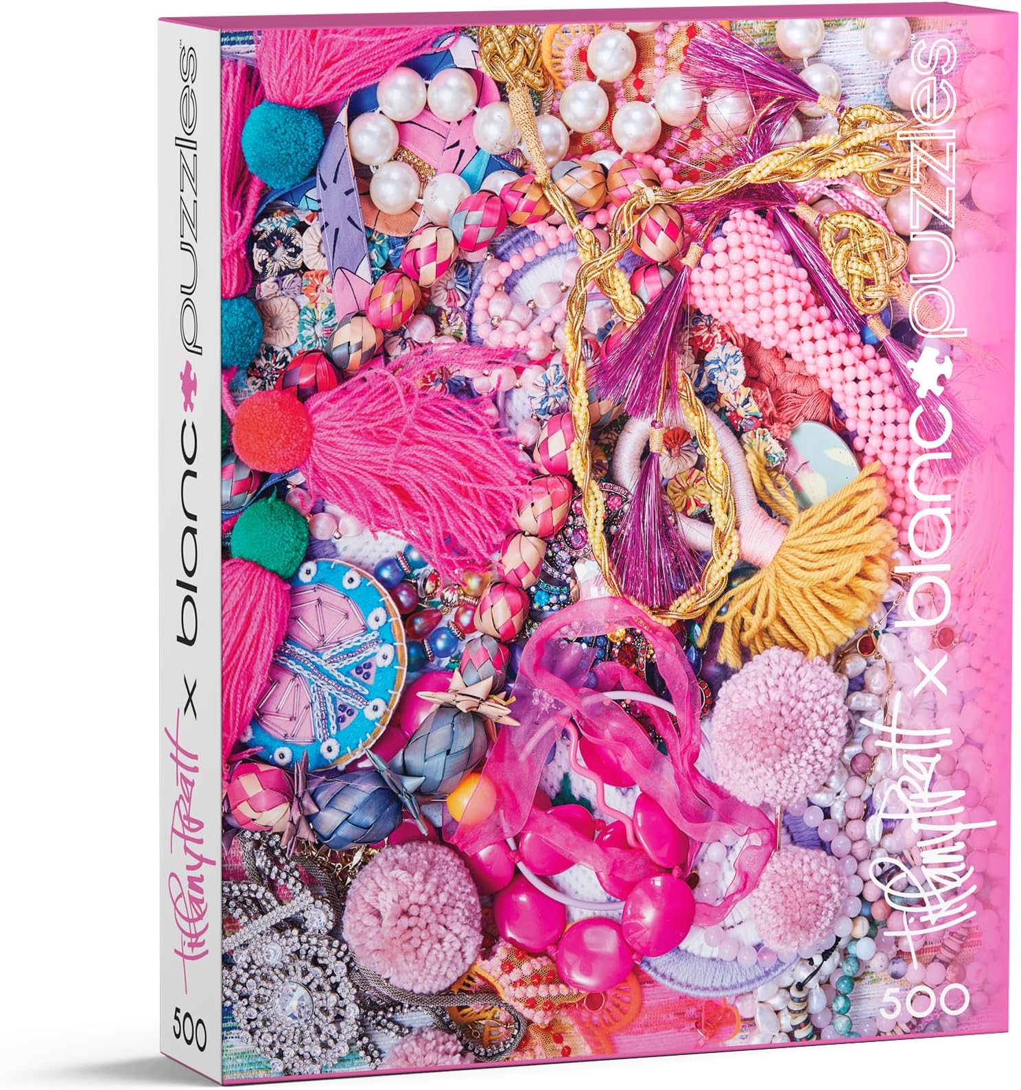 Buffalo Games - Blanc - Tiffany Pratt - Jewelry Jumble - 500 Piece Jigsaw Puzzle