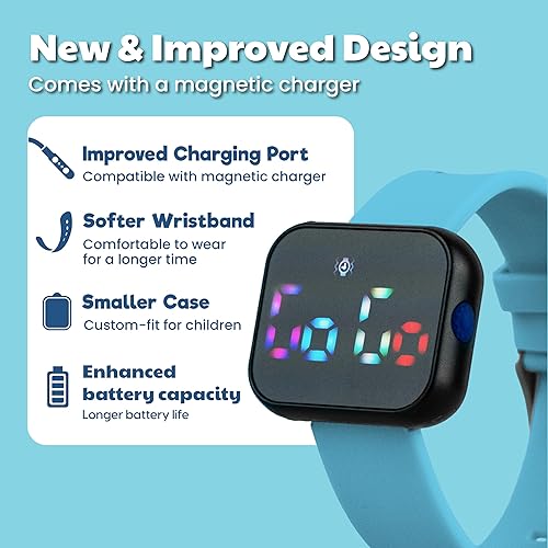 Miniatura 7 de Reloj de entrenamiento para ir al baño para niños V2  Un dispositivo de recordatorio de orinal resistente al agua para niños y niñas para entrenar a