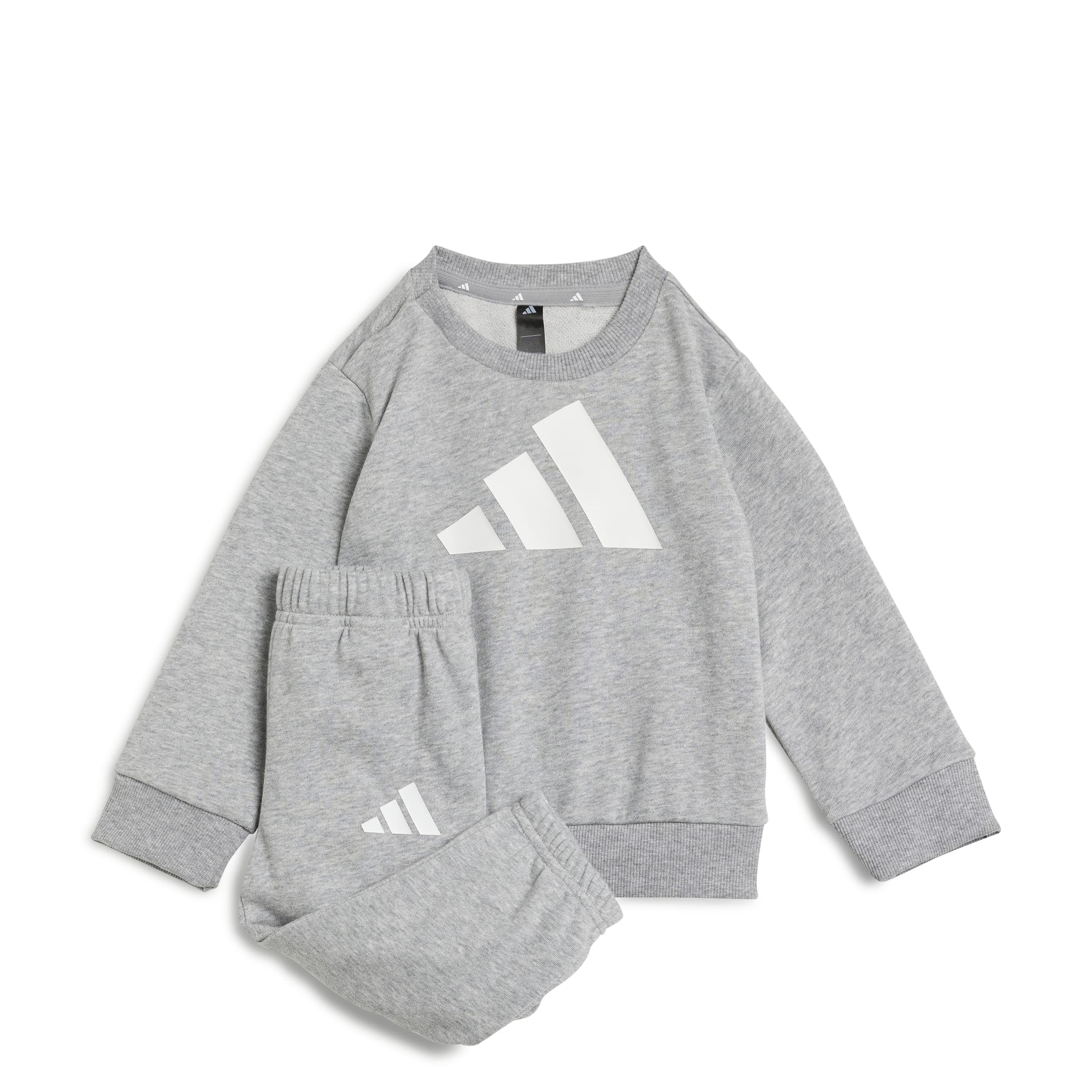 adidas Sportswear Infant Unisex Essentials Jogger Set, Medium Grey Heather, Size 9-12 Months