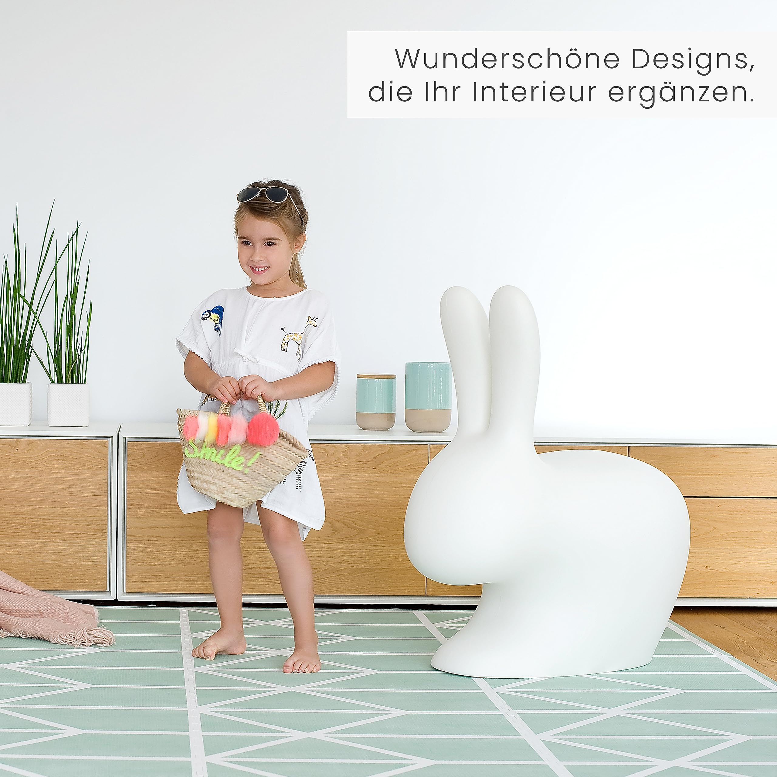 Toddlekind Premium Krabbelmatte 180x120cm - Weiche, BPA-freie und nachhaltige Spielmatte für Babys - 6-teilige Puzzlematte aus Eva-Schaumstoff - Ideal als Krabbelteppich fürs Kinderzimmer - Hellgrün